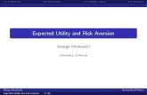 Expected Utility and Risk Aversion  George Pennacchi  University of Illinois