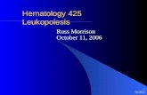 Hematology 425, Leukopoiesis