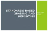Digging Deeper into Standards-Based Grading and Reporting