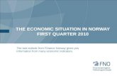 The Economic Situation In Norway First Quarter 2010
