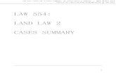 Land Law II notes - For Revision Purposes Only