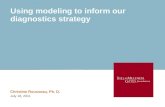 Using modelling to inform our diagnostics strategy