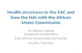 Health structures EAC
