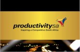 Productivity South Africa - Presentation at SACCI2013