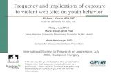 Frequency and implications of exposure to violent websites on youth behavior