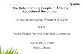 Ngongi The role of young people in Africa’s Agricultural Revolution