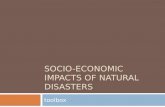 Socio economic impacts of natural disasters