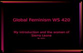 Global Feminism Ws 420 by Alicia