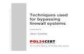 Bypassing firewalls