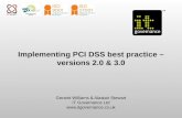 Implementing PCI DSS v2.0 and v3.0 best practice