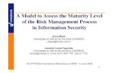 Information Security Risks Management Maturity Model (ISRM3)