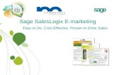 Sage SalesLogix E-marketing overview english