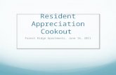 Resident Appreciation Cookout!