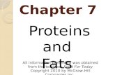 Nutrition: Proteins and Fats