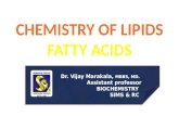 Chemistry of lipids fatty acids ppt BIOCHEMISTRY