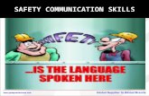 Safety's communication skills