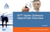 Ntt data vertex open2 test overview presentation