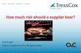 How Much Risk Should a Supplier Bare?