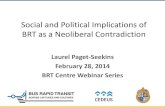 Webinar: Social and political implications of brt as a neoliberal contradiction