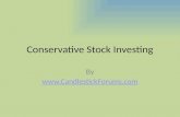 Conservative Stock Investing