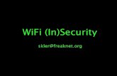 WiFi (In)Security