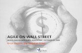 Agile on Wall Street
