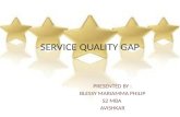 Service quality gap
