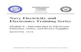 Module 6, Introduction to Electronic Emission, Tubes, and Power Supplies