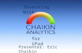 "Investing with Chaikin Analytics for iPad" 02/20/2013