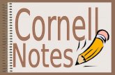 Cornell note presentation