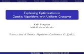 Explaining Optimization in Genetic Algorithms with Uniform Crossover