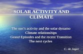 solar activity and climate
