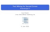 Text Mining for Second Screen