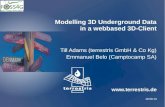 FOSS4G 2013: Modelling 3D underground data in a webbased 3D-Client