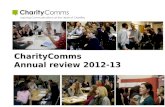 CharityComms annual review 2012-13