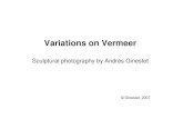 2007 Varationson Vermeer Sculptural Photography