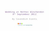 Wedding at Nether Winchendon - 8th September 2012