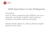 MSB Operation the Philippines