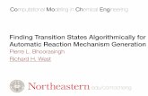 Finding Transition States Algorithmically for Automatic Reaction Mechanism Generation