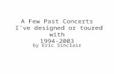 A Few Past Concerts