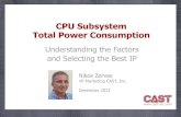 CPU Subsystem Total Power Consumption: Understanding the Factors and Selecting the Best IP