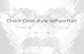 Chuck Close Style Self Portrait1