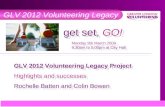Rochelle  Batten And  Colin  Bowen,  G L V 2012  Volunteering  Legacy Project
