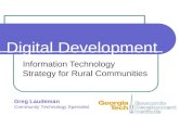 IT Strategy for rural communities