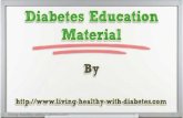Diabetes Education Material