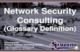Network Security Consulting (Glossary Definition) (Slides)