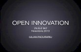 Open Innovation at ZileleBiz 20131112