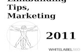 Linkbuilding Tips Marketing Style 2011