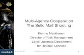 Multi-Agency cooperation in major incident