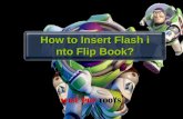 Insert flash into flip book